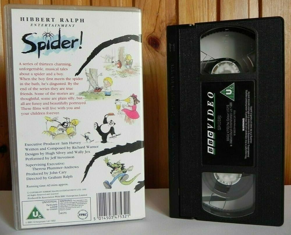 Spider! - I'm Only Scary 'cos I'm Hairy! [VHS] : Jeff
